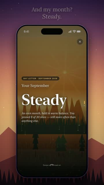Day 6: a steady month